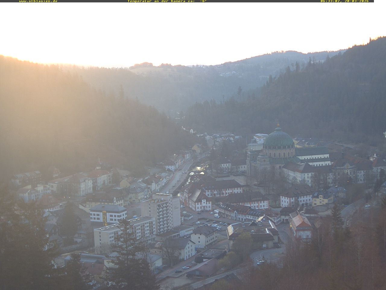 Archiv Foto Webcam Schwarzwald: St. Blasien