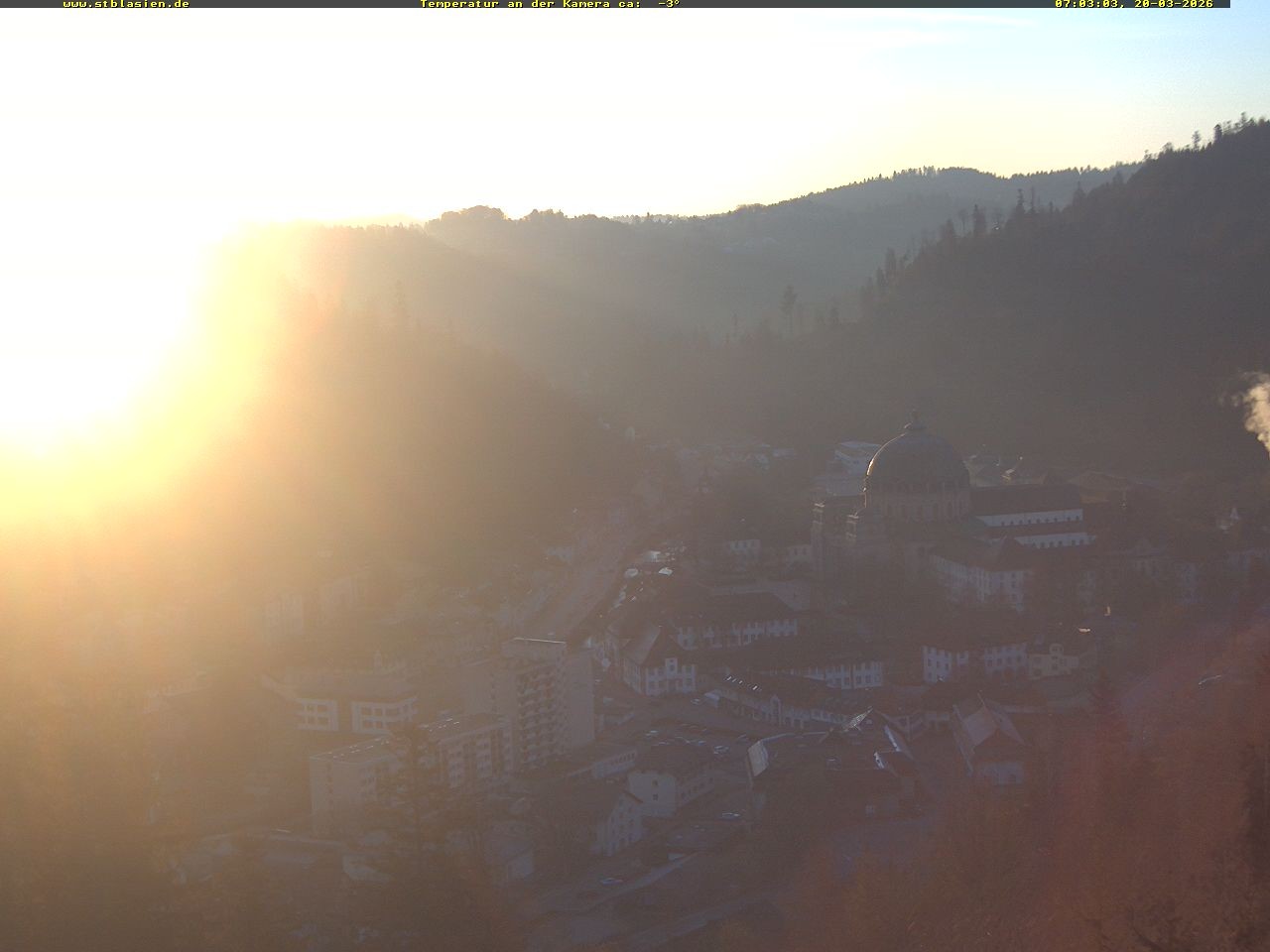 Archiv Foto Webcam Schwarzwald: St. Blasien
