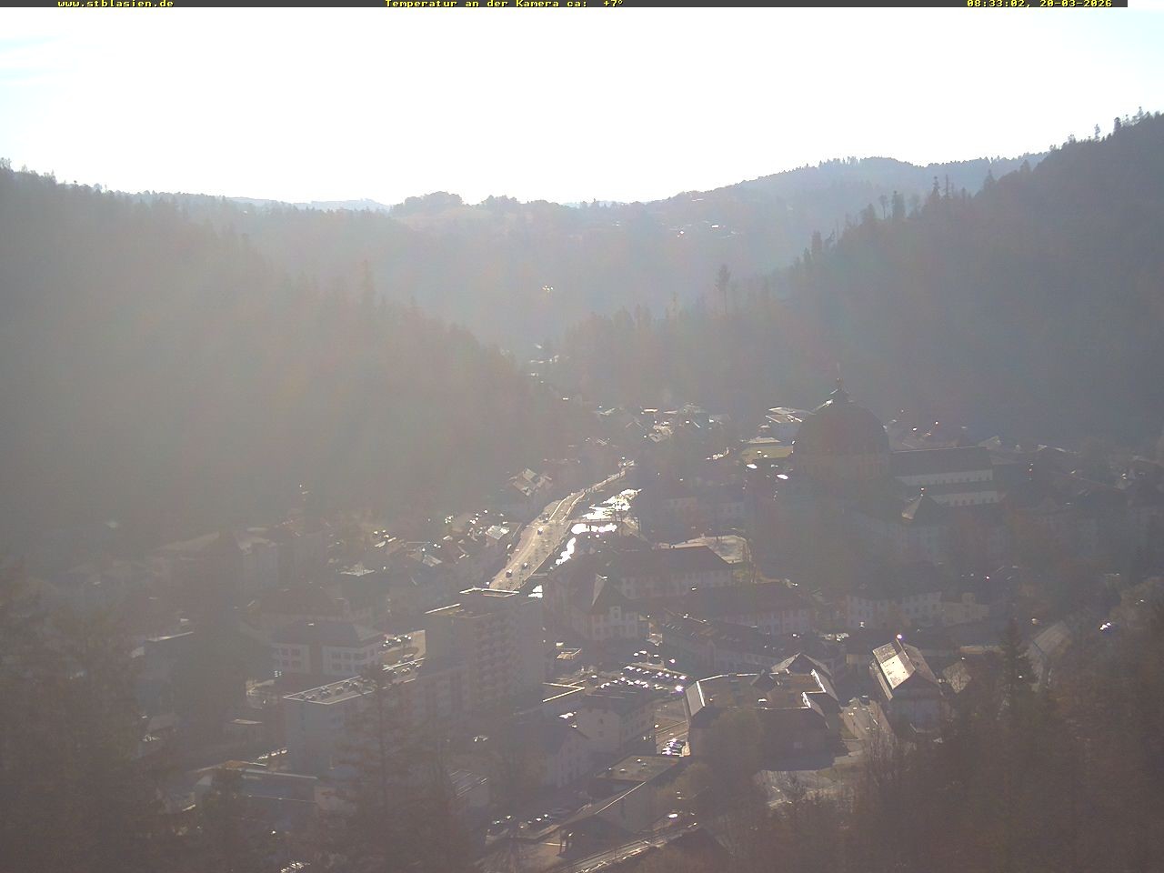 Archiv Foto Webcam Schwarzwald: St. Blasien