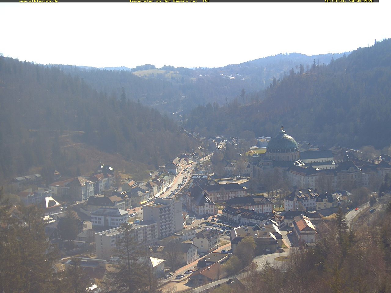Archiv Foto Webcam Schwarzwald: St. Blasien