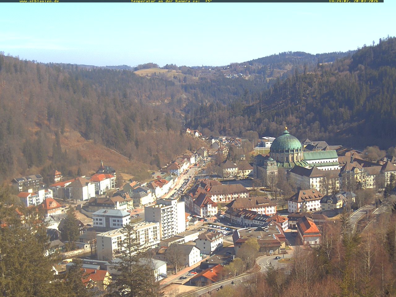 Archiv Foto Webcam Schwarzwald: St. Blasien