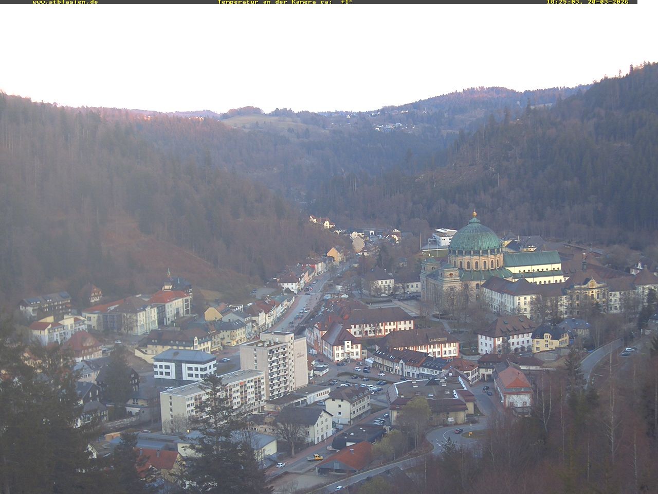 Archiv Foto Webcam Schwarzwald: St. Blasien
