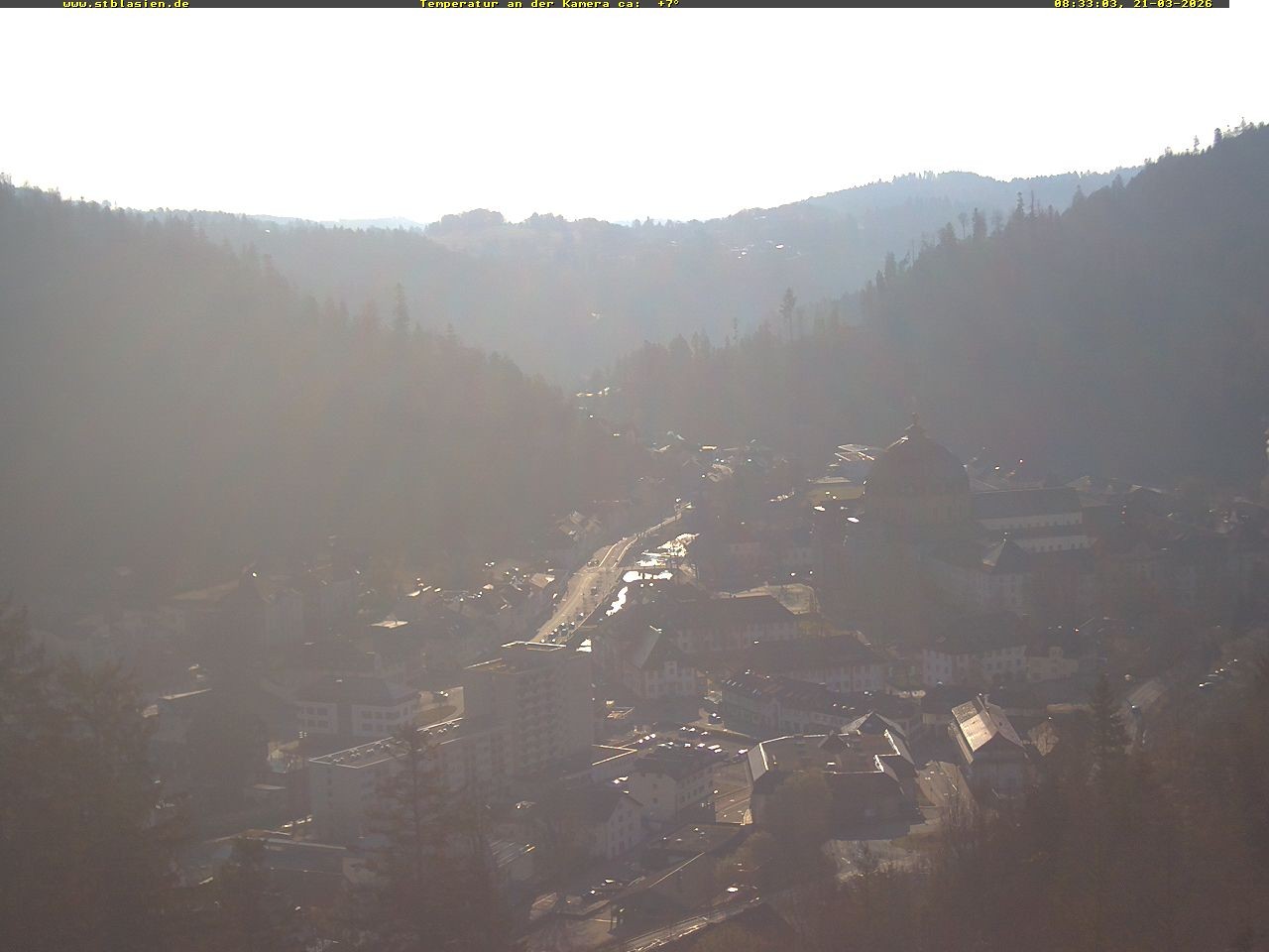 Archiv Foto Webcam Schwarzwald: St. Blasien