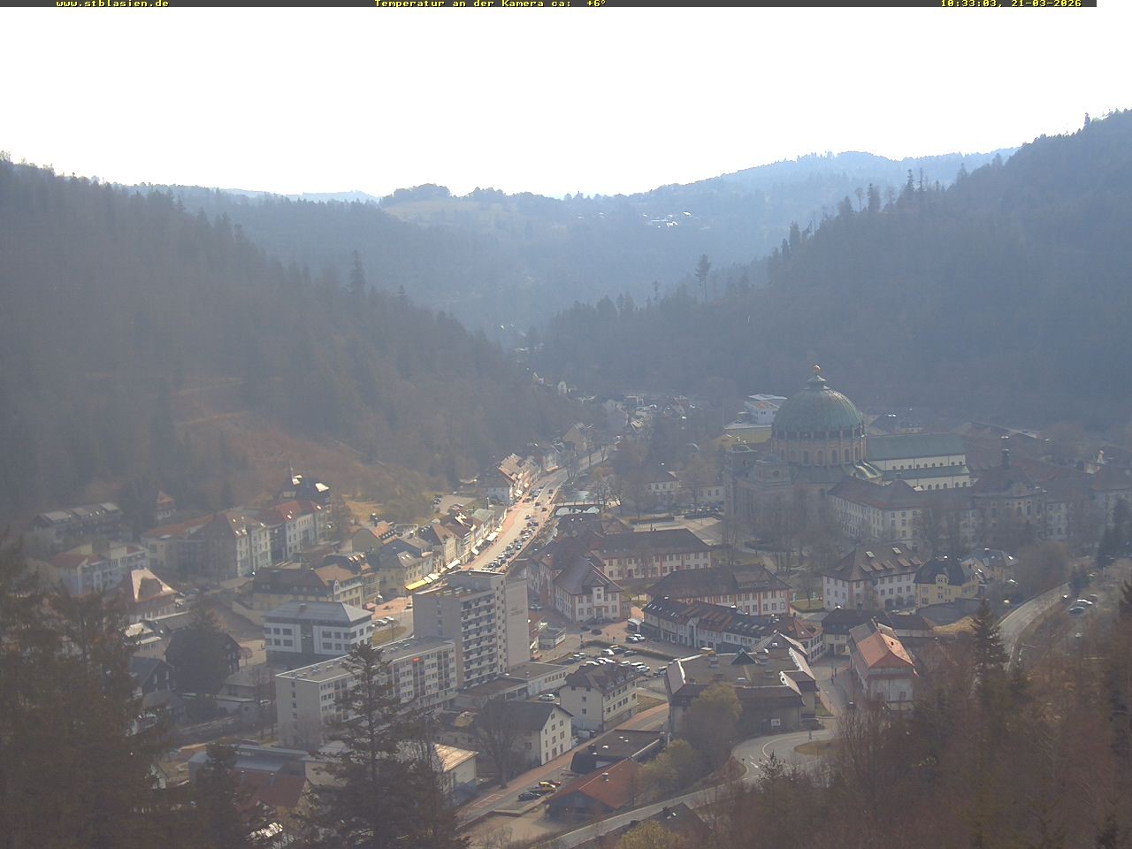 Archiv Foto Webcam Schwarzwald: St. Blasien