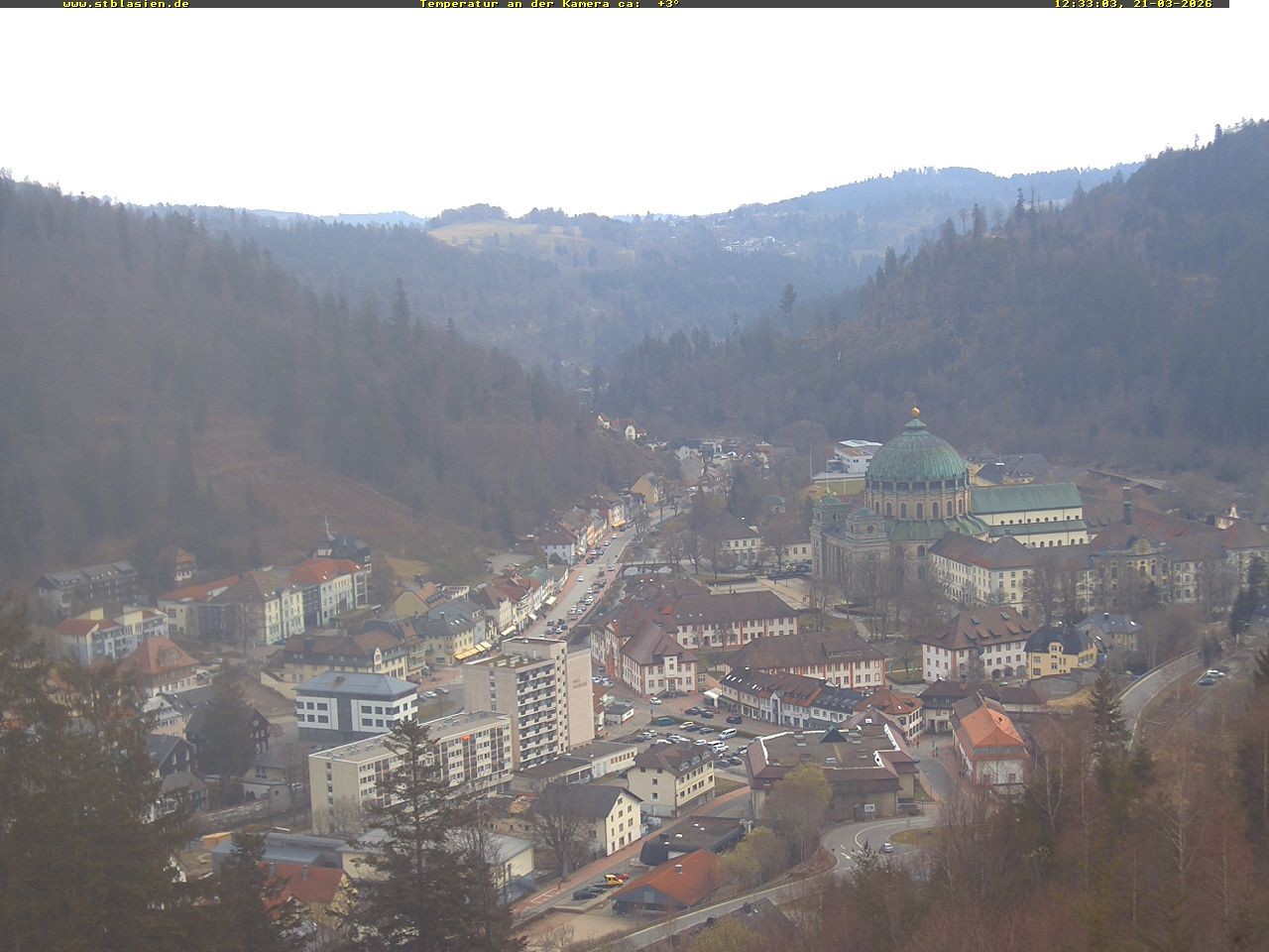Archiv Foto Webcam Schwarzwald: St. Blasien