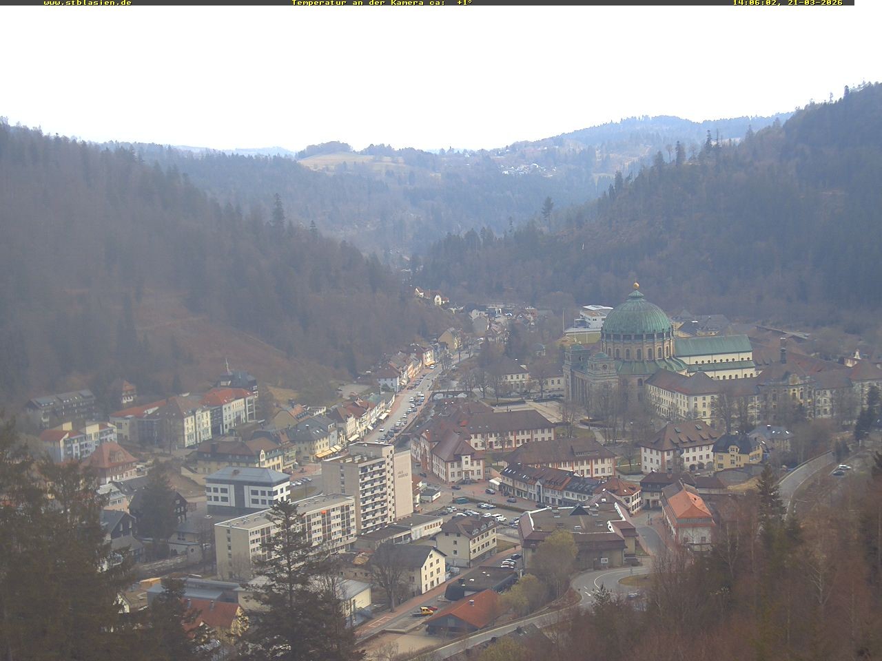 Archiv Foto Webcam Schwarzwald: St. Blasien