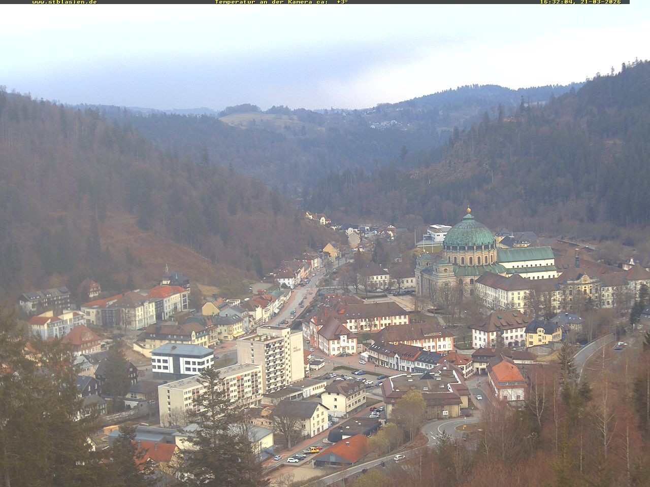 Archiv Foto Webcam Schwarzwald: St. Blasien