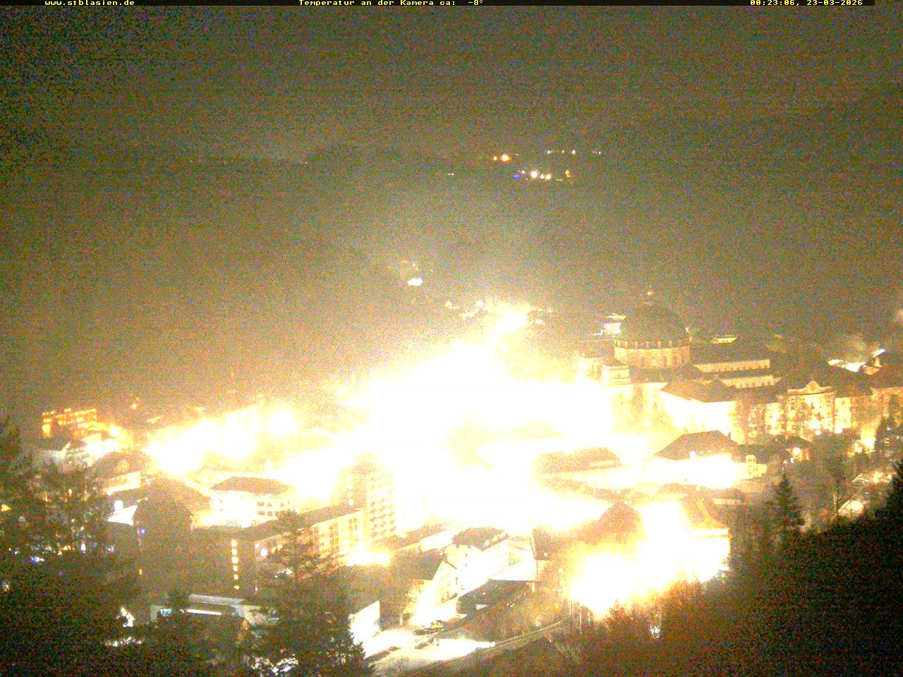 Archived image Webcam Black Forest: St. Blasien
