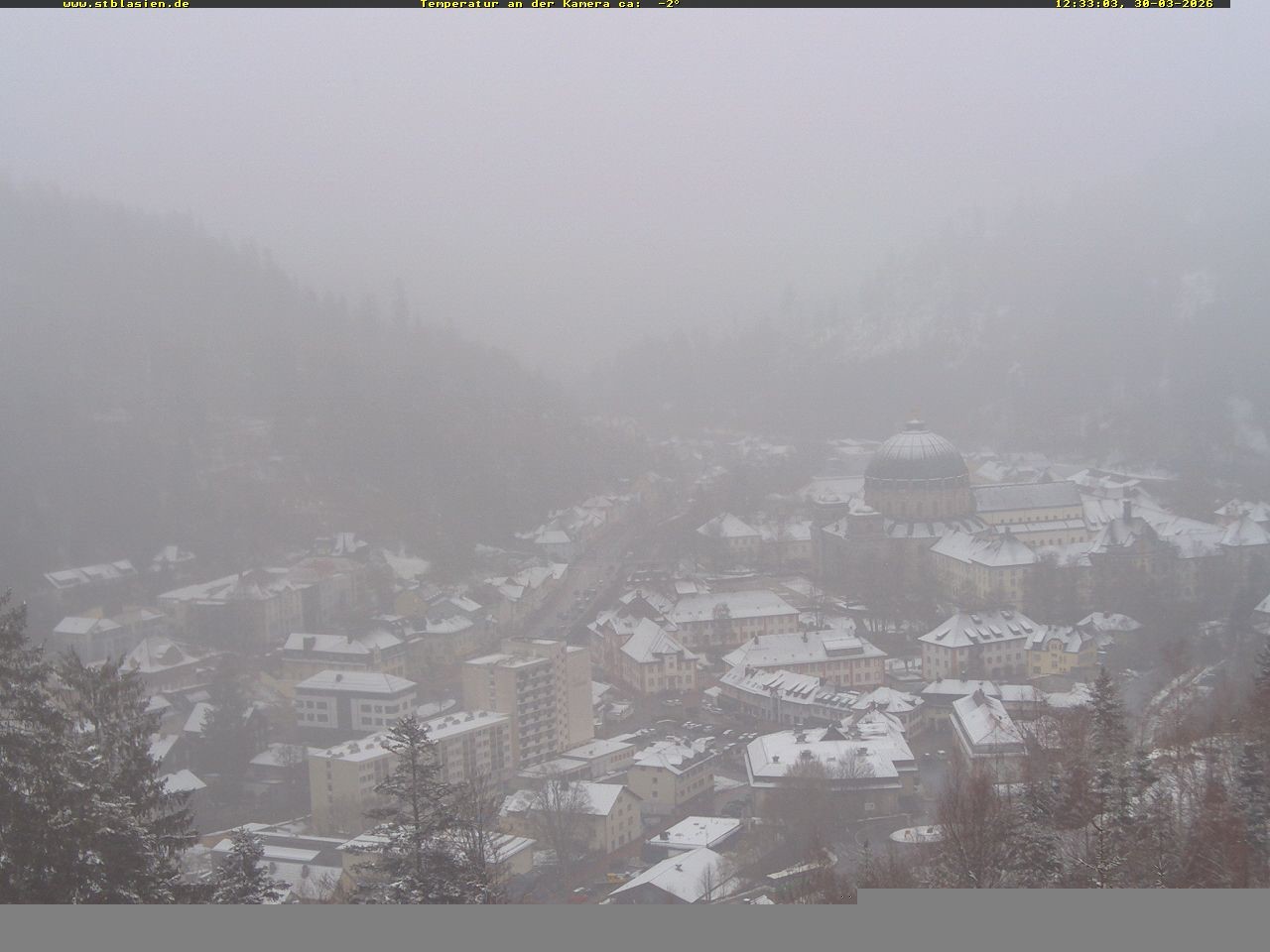 Archiv Foto Webcam Schwarzwald: St. Blasien