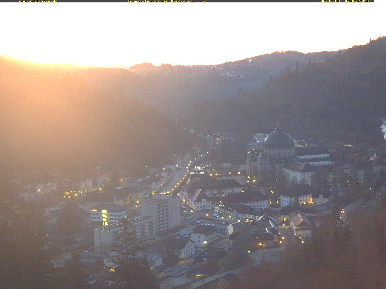 Archiv Foto Webcam Schwarzwald: St. Blasien