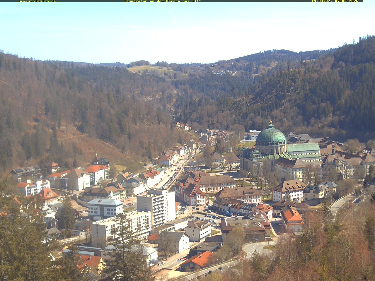 Archiv Foto Webcam Schwarzwald: St. Blasien