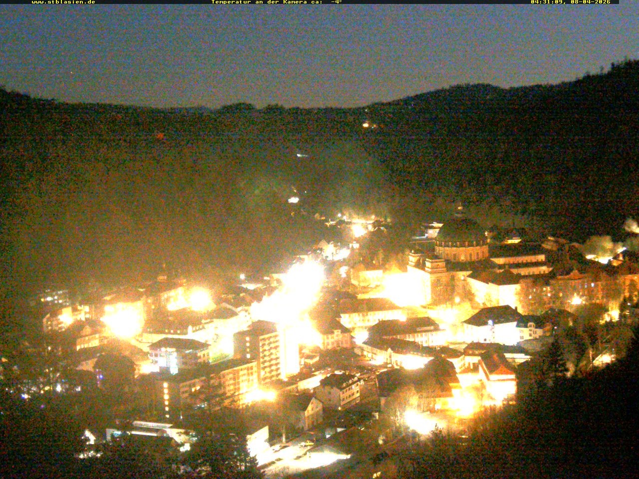 Archiv Foto Webcam Schwarzwald: St. Blasien