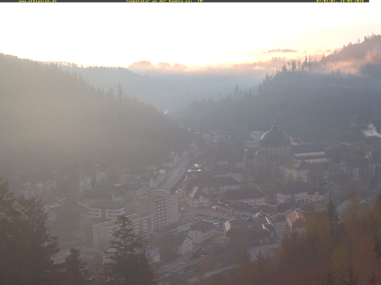 Archiv Foto Webcam Schwarzwald: St. Blasien