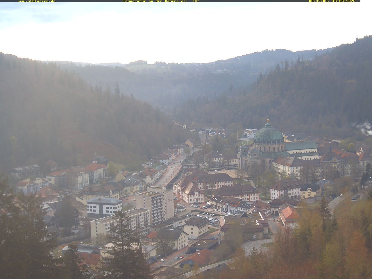Archiv Foto Webcam Schwarzwald: St. Blasien
