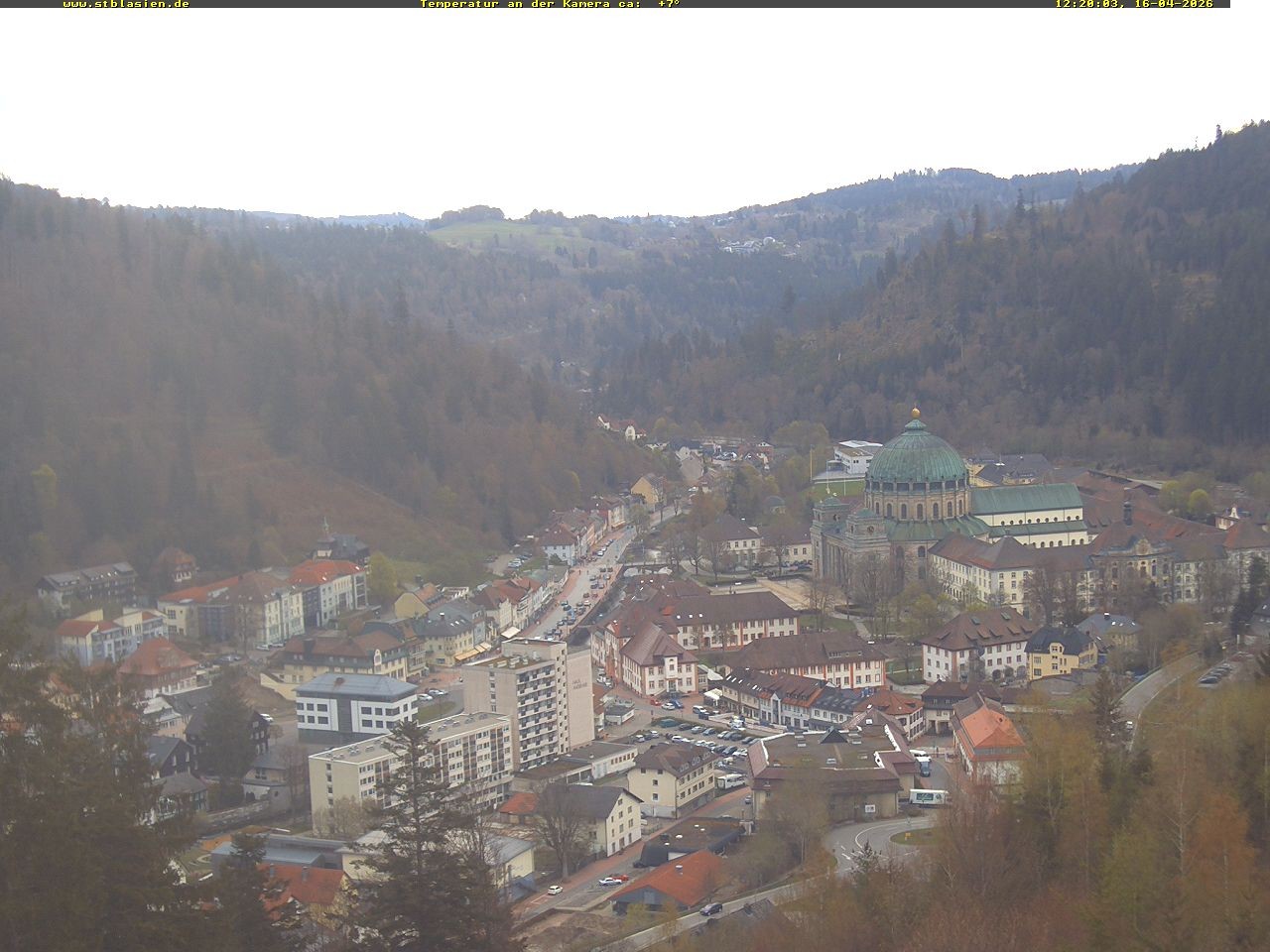 Archiv Foto Webcam Schwarzwald: St. Blasien