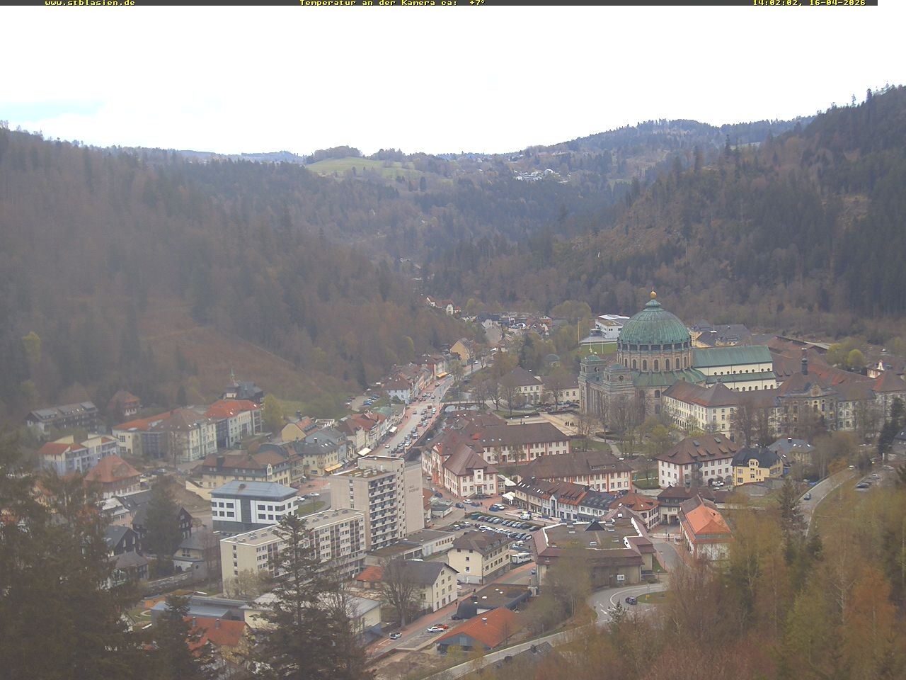 Archiv Foto Webcam Schwarzwald: St. Blasien