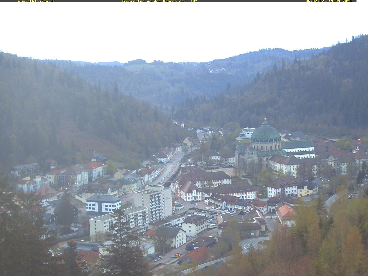 Archiv Foto Webcam Schwarzwald: St. Blasien