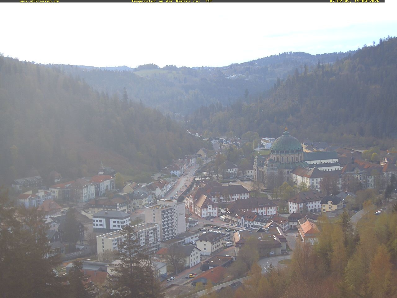 Archiv Foto Webcam Schwarzwald: St. Blasien