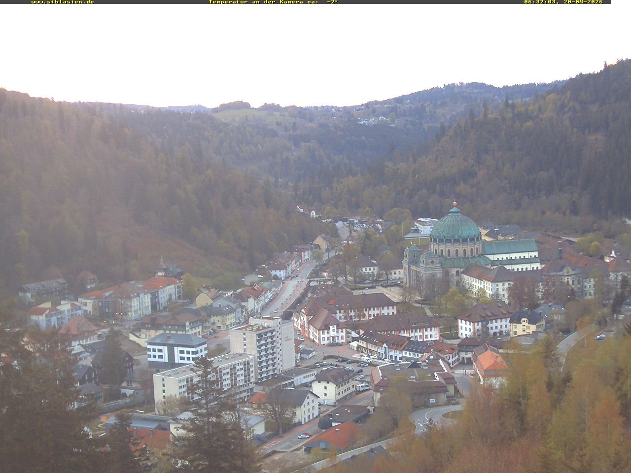 Archiv Foto Webcam Schwarzwald: St. Blasien