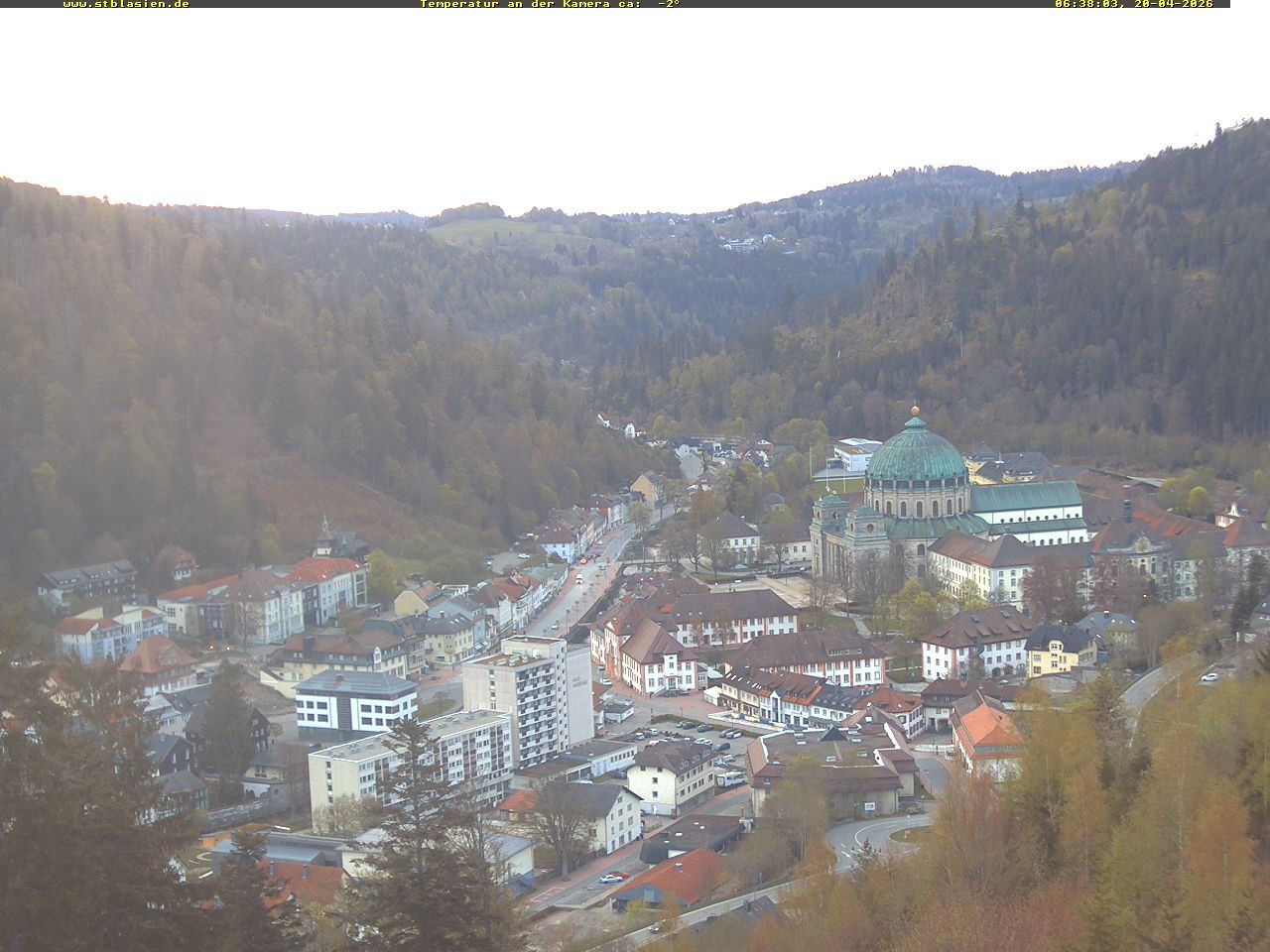 Archiv Foto Webcam Schwarzwald: St. Blasien