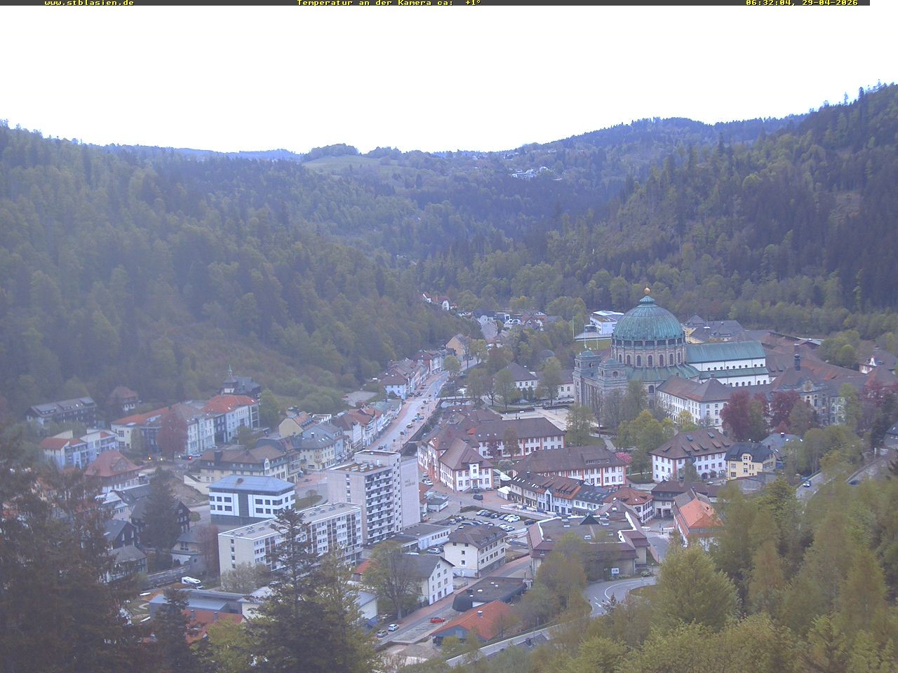Archiv Foto Webcam Schwarzwald: St. Blasien