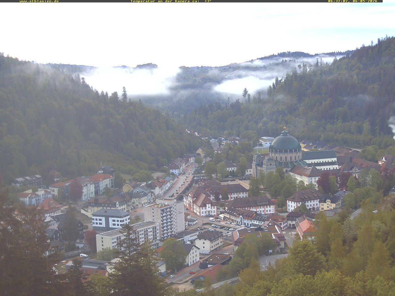Archiv Foto Webcam Schwarzwald: St. Blasien
