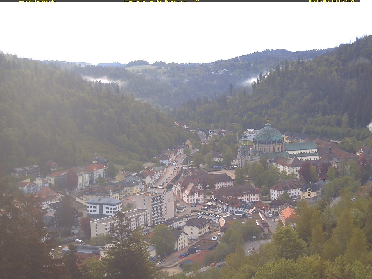 Archiv Foto Webcam Schwarzwald: St. Blasien