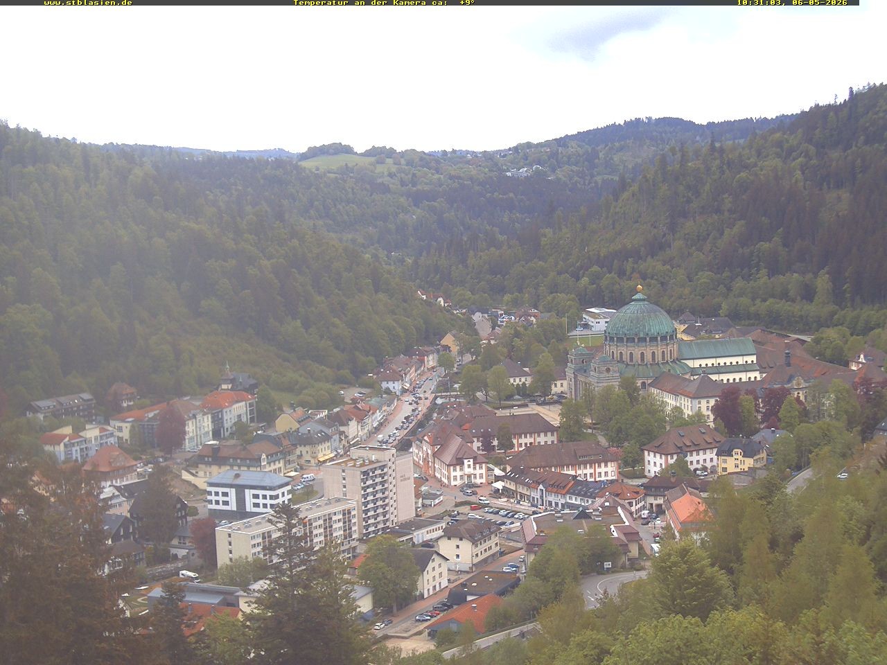 Archiv Foto Webcam Schwarzwald: St. Blasien