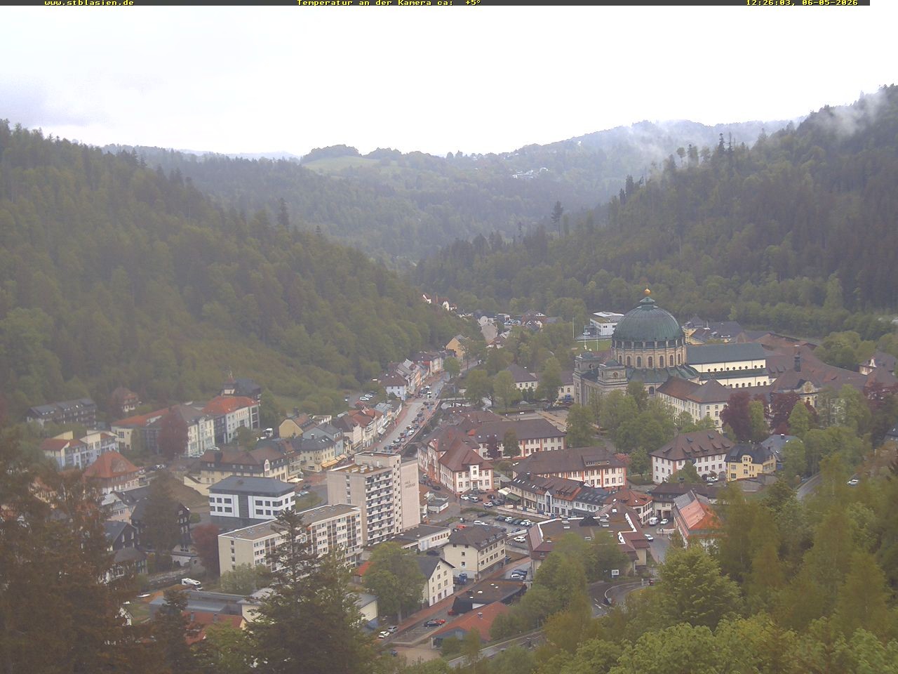 Archiv Foto Webcam Schwarzwald: St. Blasien