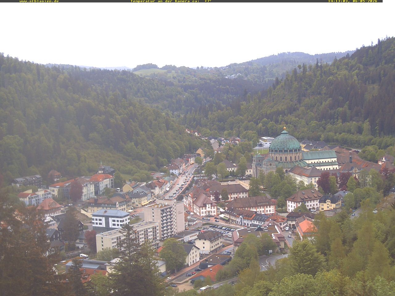 Archiv Foto Webcam Schwarzwald: St. Blasien