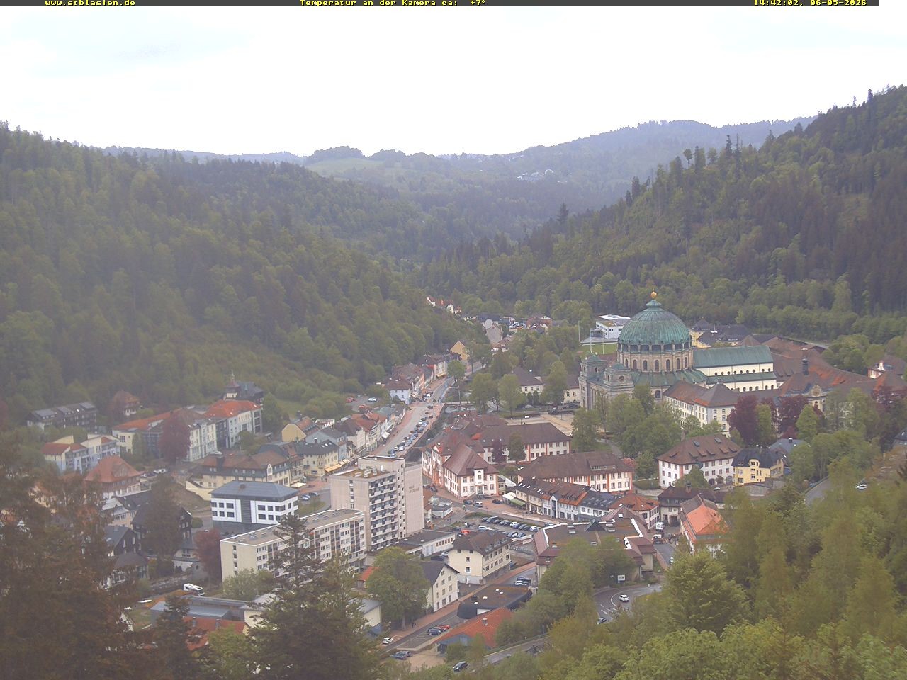 Archiv Foto Webcam Schwarzwald: St. Blasien