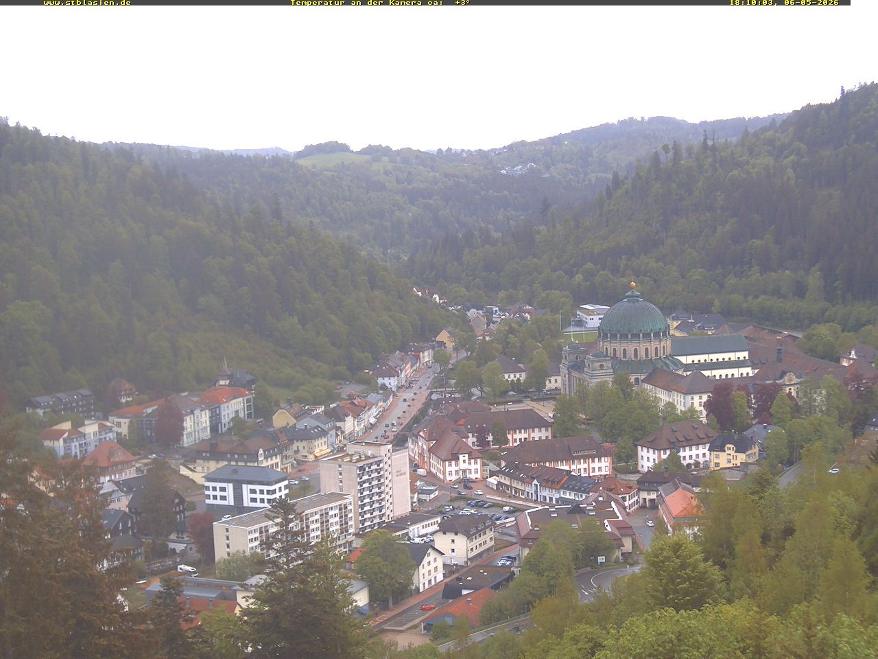 Archiv Foto Webcam Schwarzwald: St. Blasien