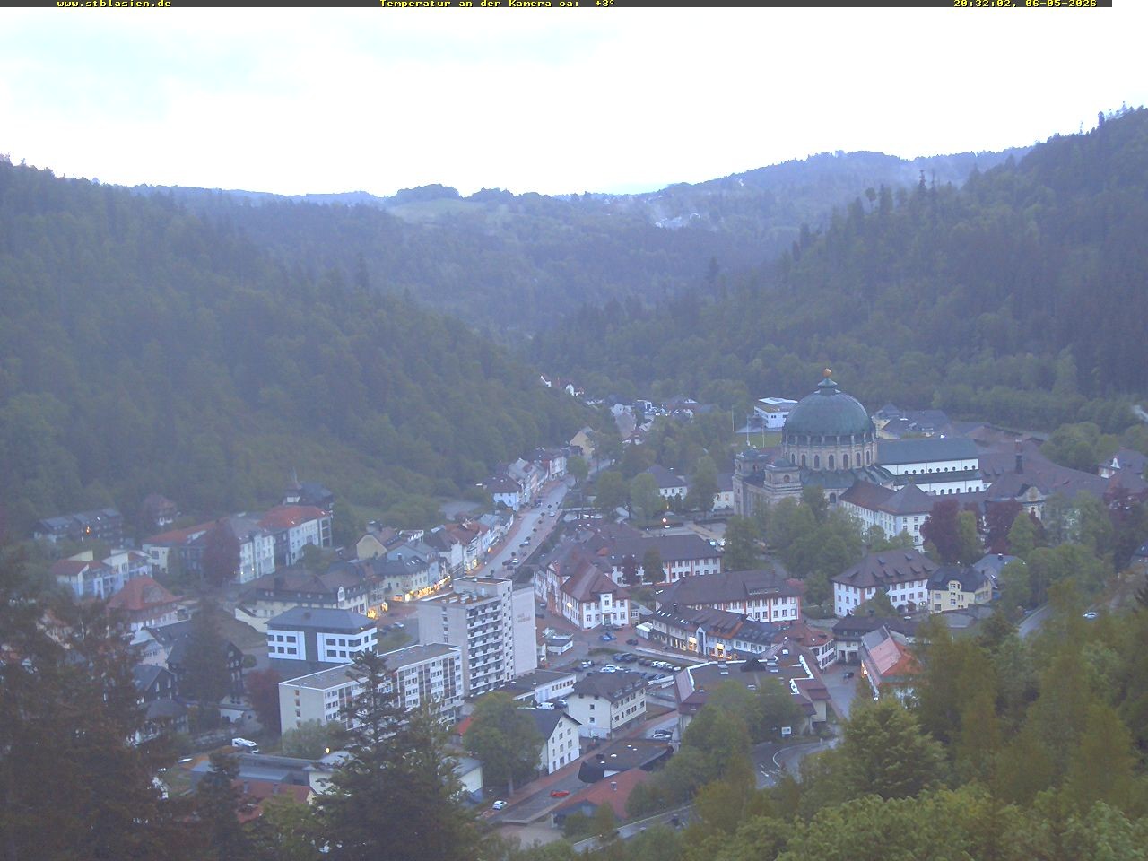 Archiv Foto Webcam Schwarzwald: St. Blasien