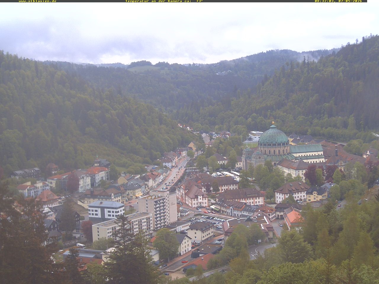 Archiv Foto Webcam Schwarzwald: St. Blasien