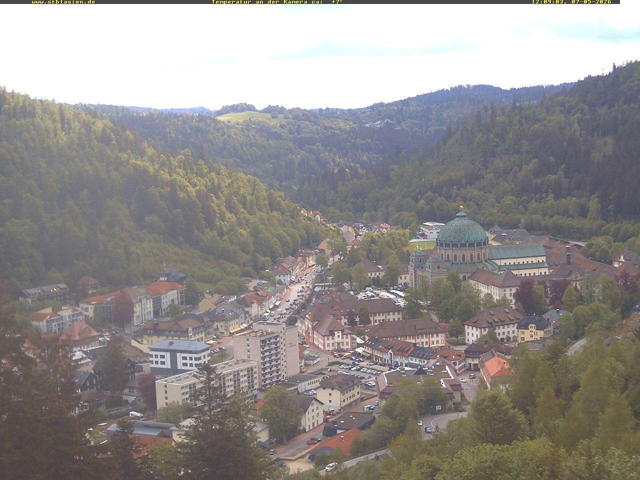 Archiv Foto Webcam Schwarzwald: St. Blasien