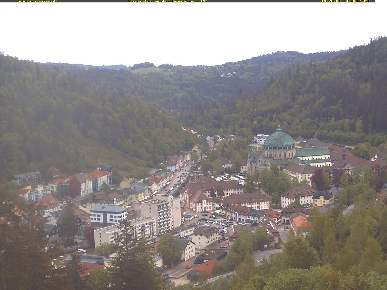 Archiv Foto Webcam Schwarzwald: St. Blasien