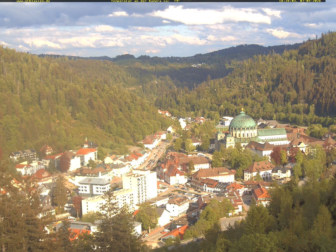 Archiv Foto Webcam Schwarzwald: St. Blasien