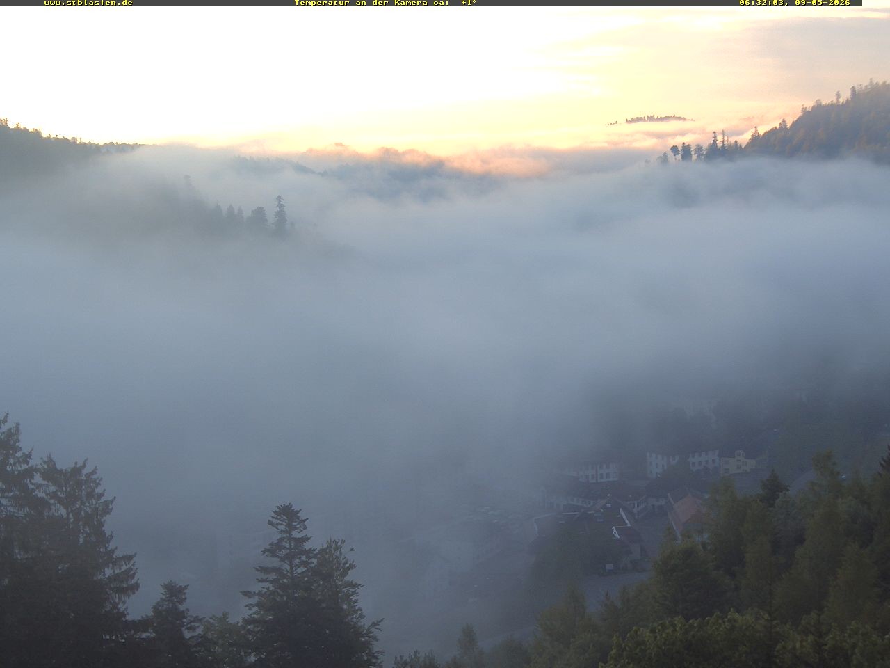 Archiv Foto Webcam Schwarzwald: St. Blasien