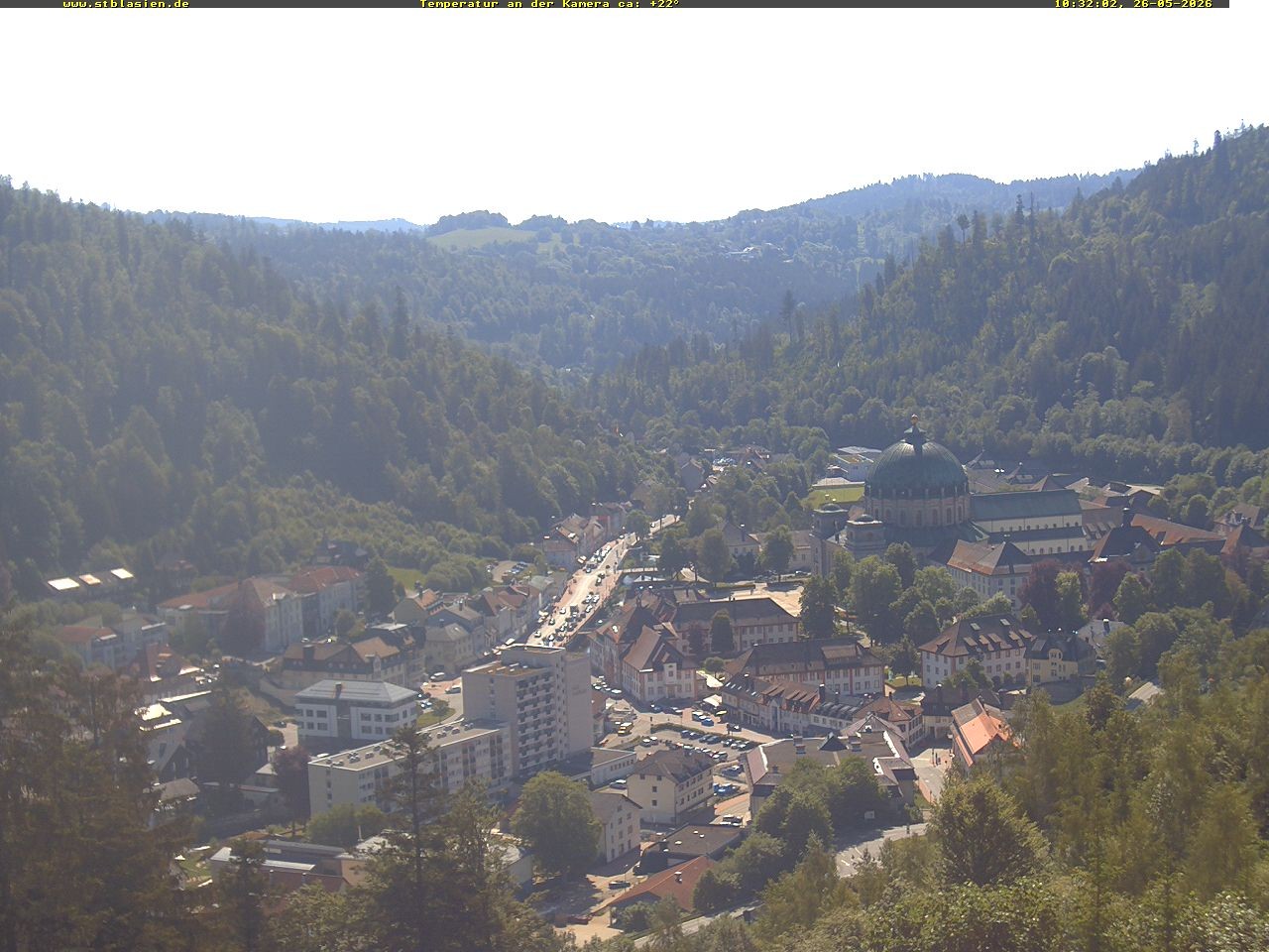 Archiv Foto Webcam Schwarzwald: St. Blasien