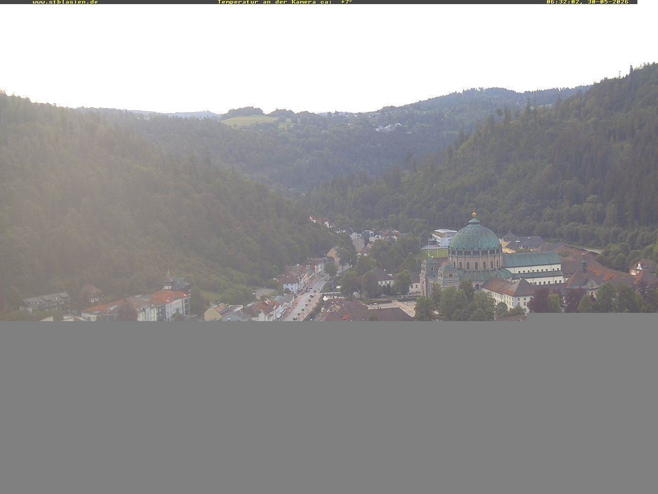 Archived image Webcam Black Forest: St. Blasien