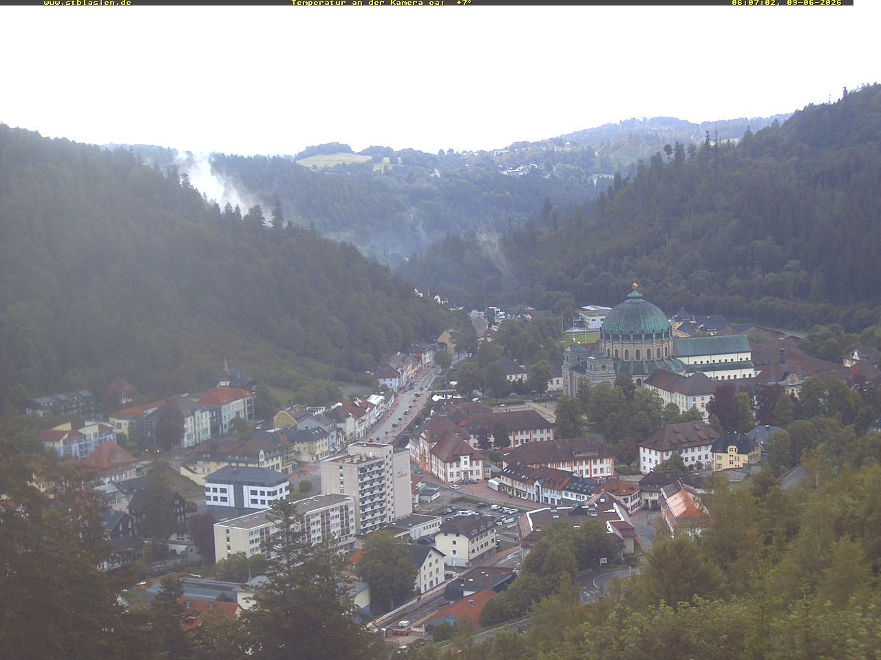 Archiv Foto Webcam Schwarzwald: St. Blasien