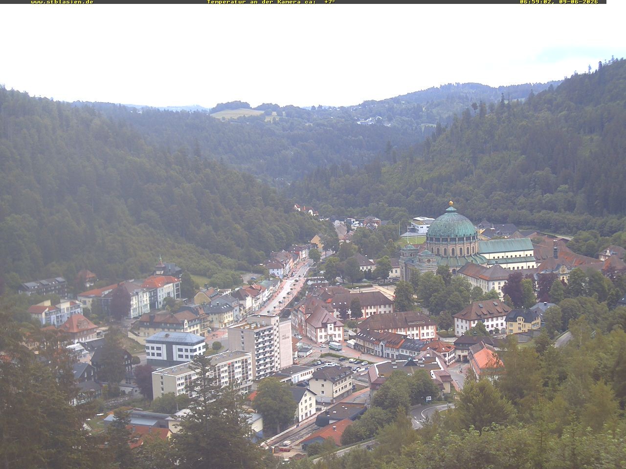 Archiv Foto Webcam Schwarzwald: St. Blasien