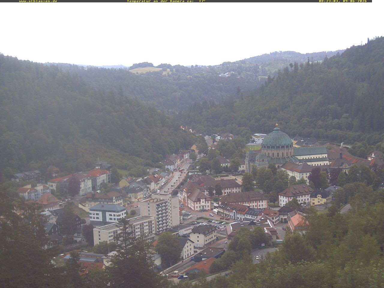 Archiv Foto Webcam Schwarzwald: St. Blasien