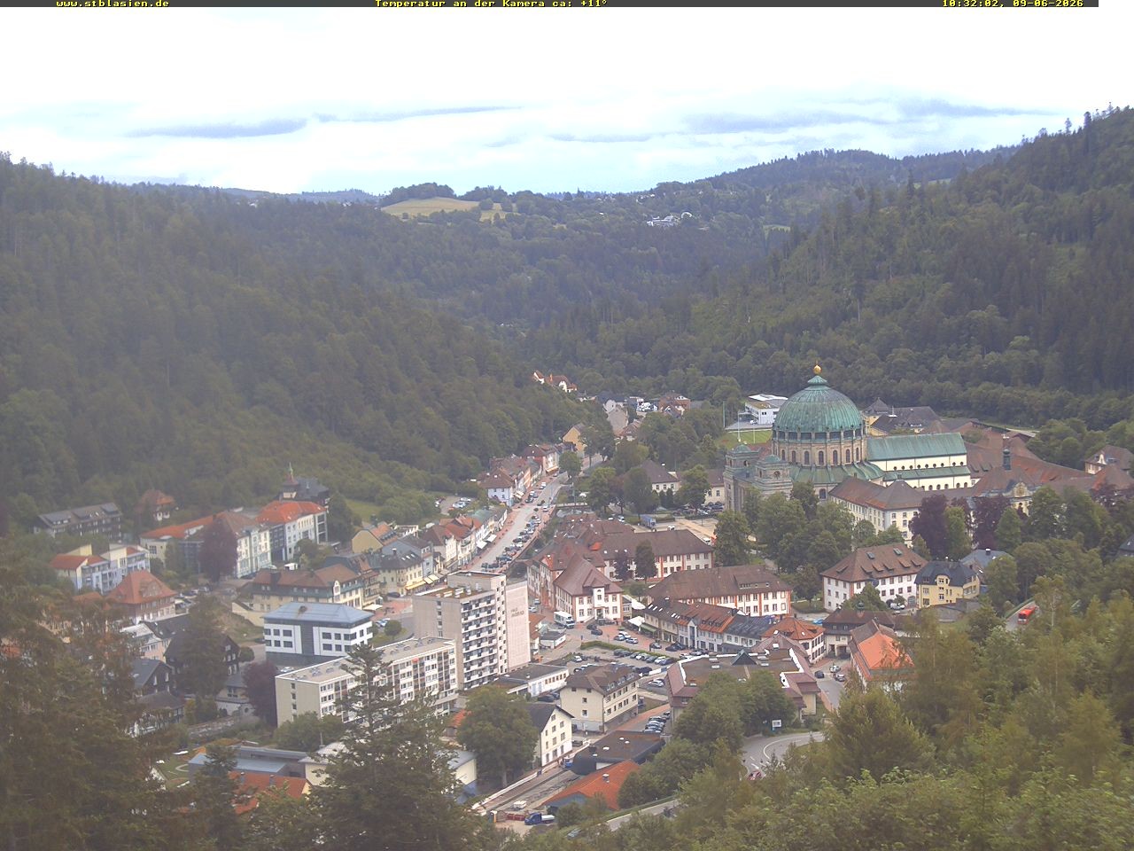 Archiv Foto Webcam Schwarzwald: St. Blasien