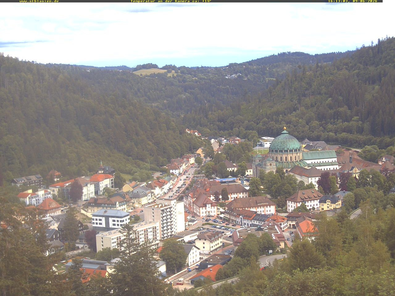 Archiv Foto Webcam Schwarzwald: St. Blasien