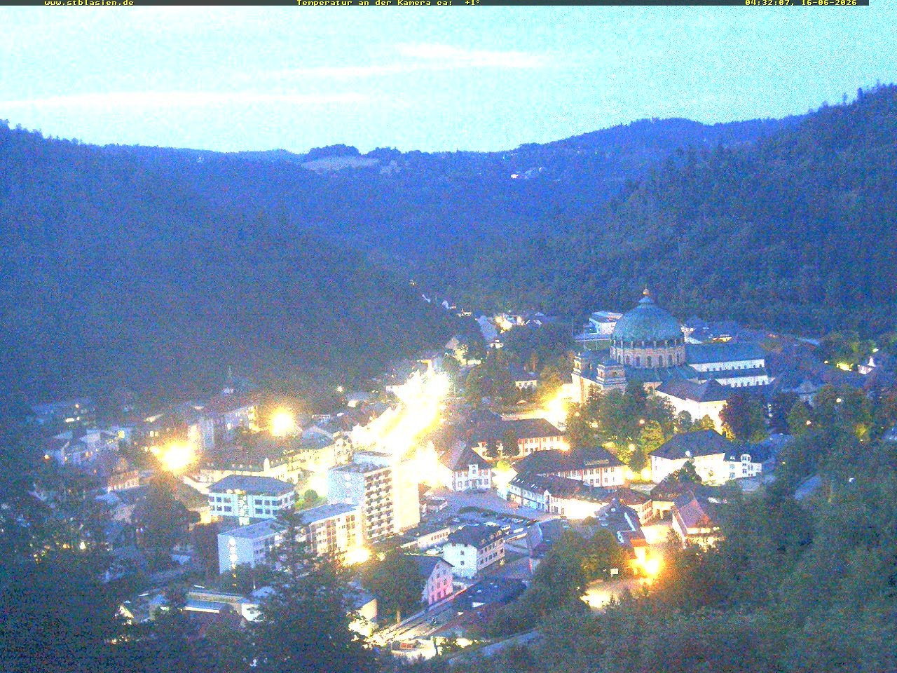 Archiv Foto Webcam Schwarzwald: St. Blasien
