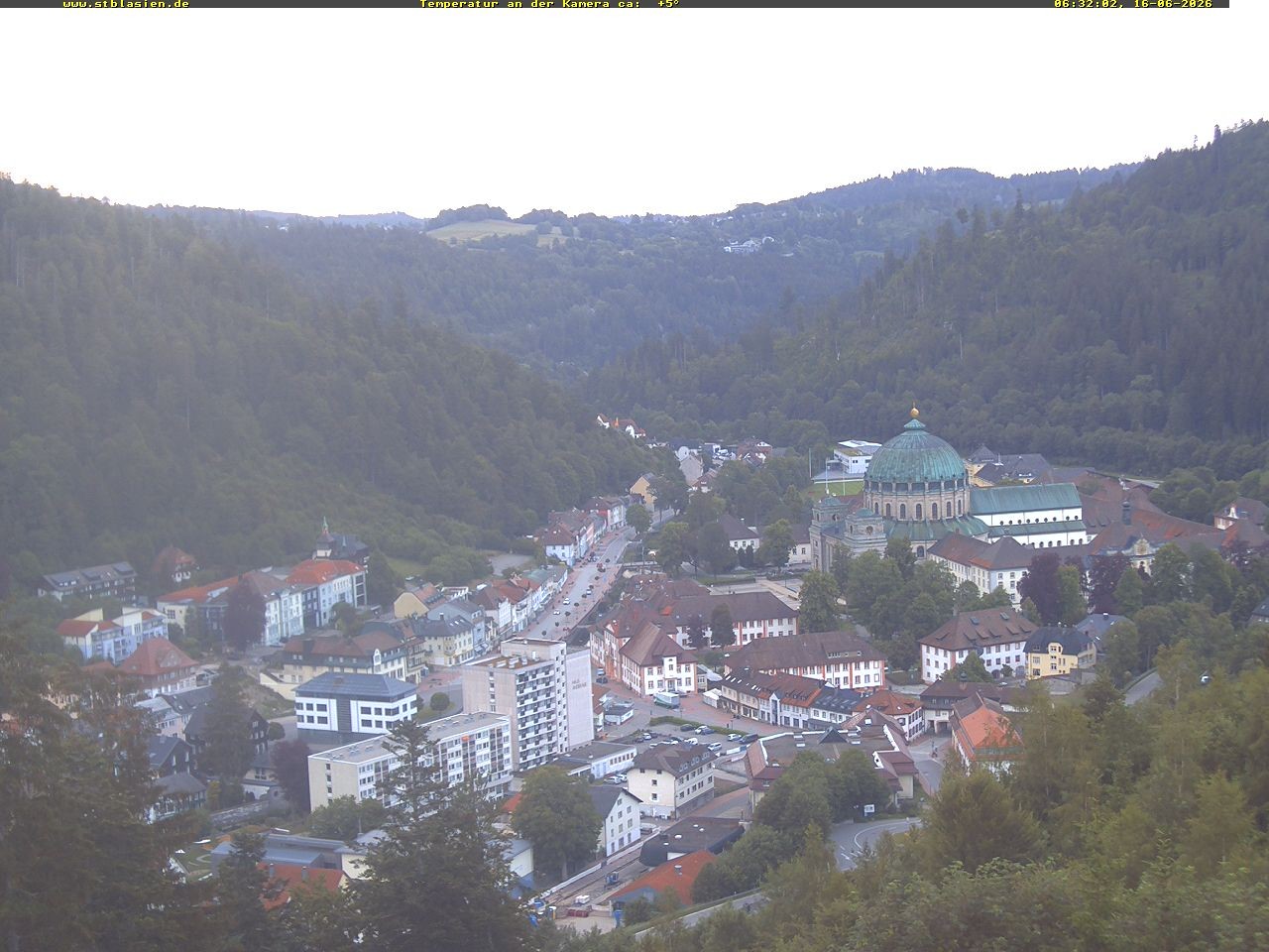 Archiv Foto Webcam Schwarzwald: St. Blasien