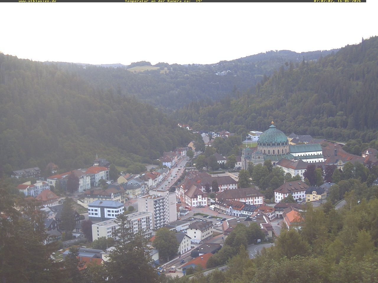 Archiv Foto Webcam Schwarzwald: St. Blasien
