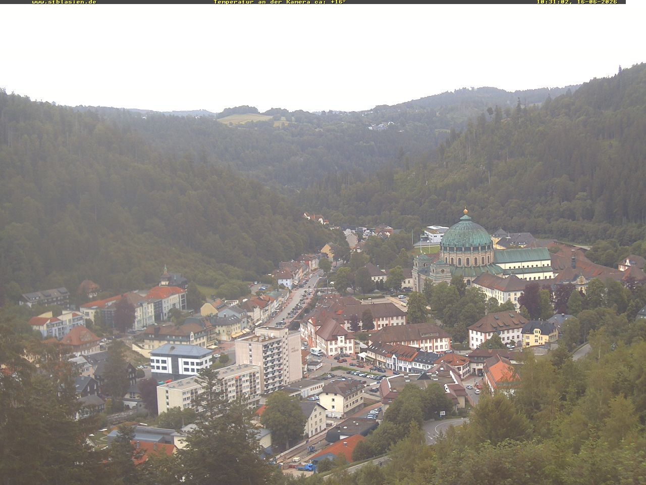 Archiv Foto Webcam Schwarzwald: St. Blasien