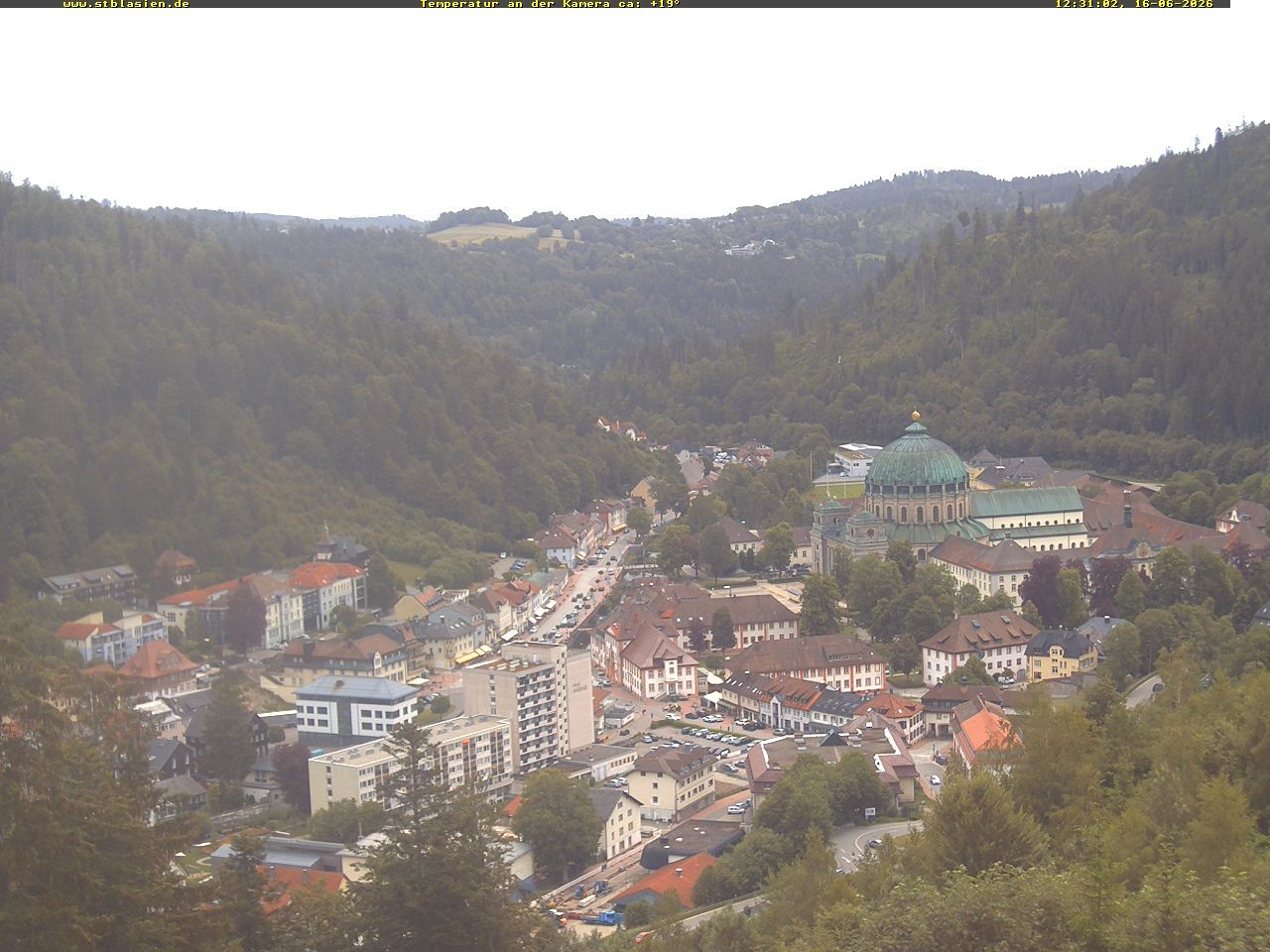 Archiv Foto Webcam Schwarzwald: St. Blasien
